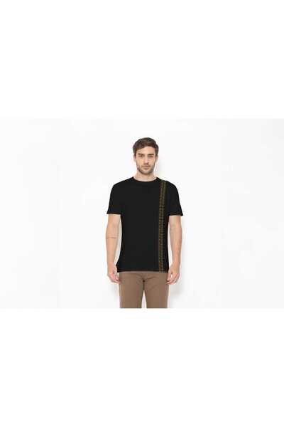 Generic StylX Men Cotton Printed T-Shirt – National Day 95 Edition D04, Round Neck, Short Sleeve - Large