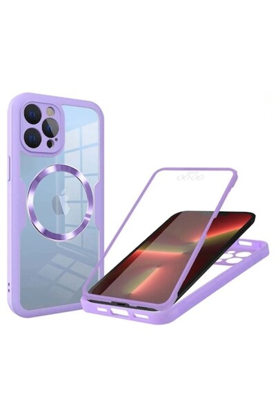 Velo Carcasă compatibilă pentru iPhone 13 Pro + protecție de ecran, Premium W...