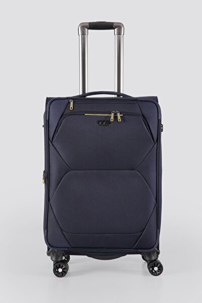 ÇÇS Ultra Hafif Körüklü Kumaş 3 Lü Valiz Seti