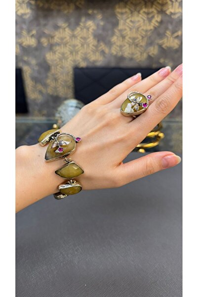 Gümüşhanesi Hint safirinden gümüş set