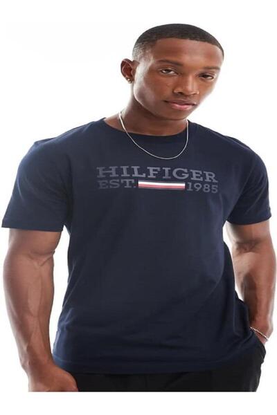 Tommy Hilfiger Navy Blue Regular Graphic T-Shirt