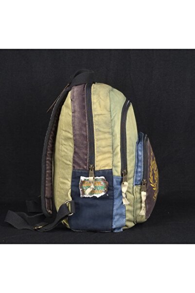 Galat New Style Patchwork Pamuklu Vintage Sırt Çantası DCC