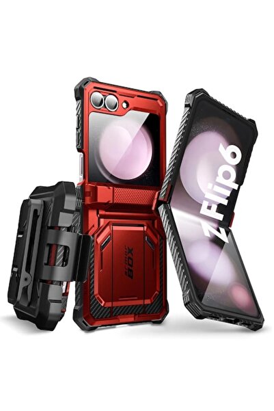 Velo Carcasă pentru Samsung Galaxy Z Flip6 cu protecție de ecran - Advanced Style W3573 (Ruddy)