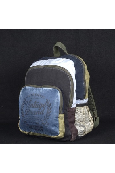 Galat New Style Patchwork Cotton Vintage Backpack Dcc