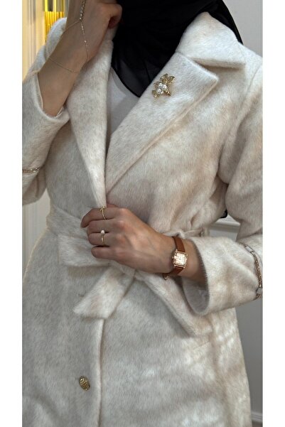 Tebrikler tekstil Women Long Trench Coat Model G3420