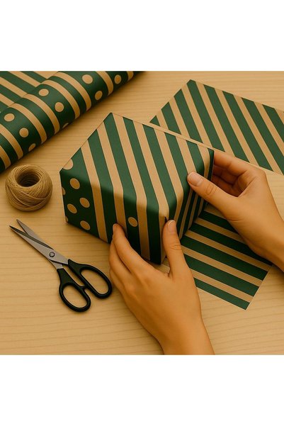 Feza Kutu Package Paper Kraft Paper Wrapping Paper Gift Paper New Year's Dowry Packaging Paper 70x100 (10 PCS)