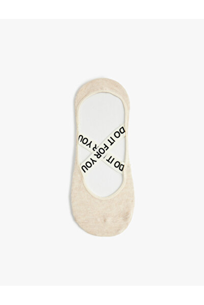 Koton Printed Non-Slip Yoga Socks