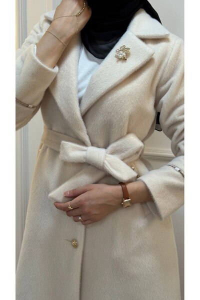 Tebrikler tekstil Women Long Trench Coat Model G3420
