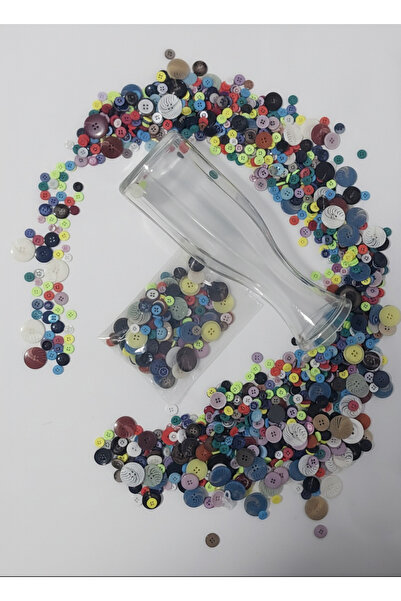 Tasarım Mixed Colors and Sizes Polyester Button Pack