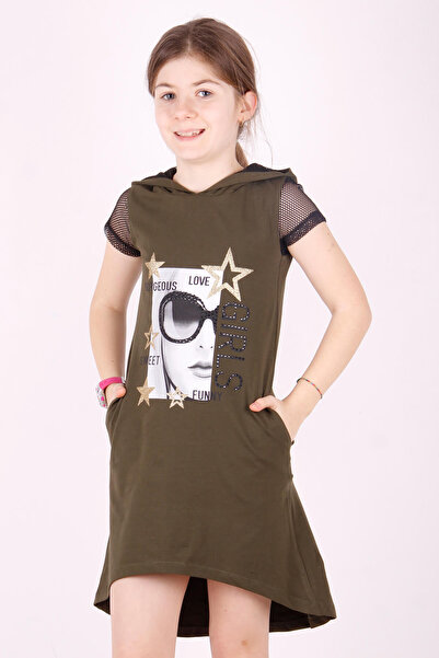 Toontoy Φόρεμα για κορίτσια με κουκούλα και τσέπες