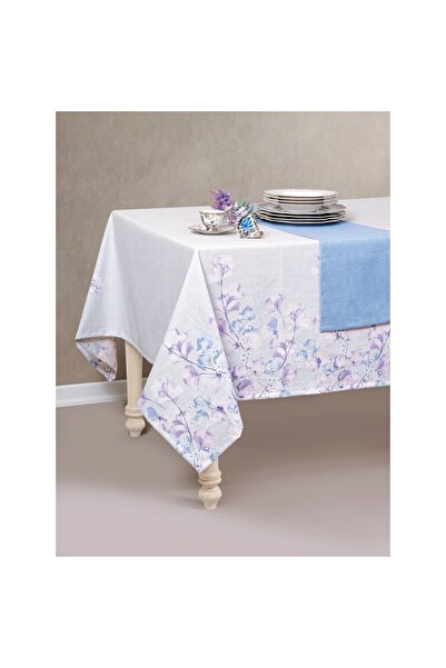 Cotton Box طقم مفرش طاولة مطبوع نيفا رمادي 160×180