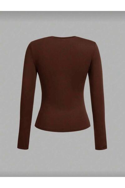 Pulli Collection Crew Neck Basic Long Sleeve Cotton Bodysuit