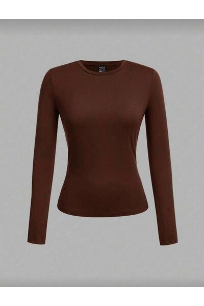 Pulli Collection Crew Neck Basic Long Sleeve Cotton Bodysuit
