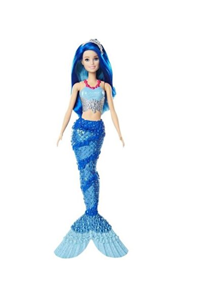 OEM Papusa sirena Printesa Marii, costum albastru, inaltime 32 cm, 3 ani+