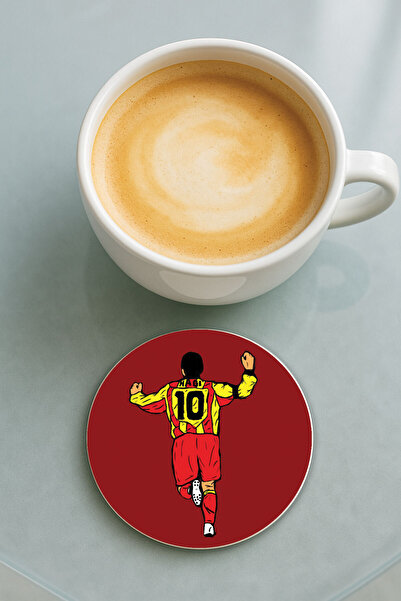 Cekuonline قاعدة كوب دائرية من البليكسي جلاس مع نمط مطبوع، قاعدة فردية هاجي