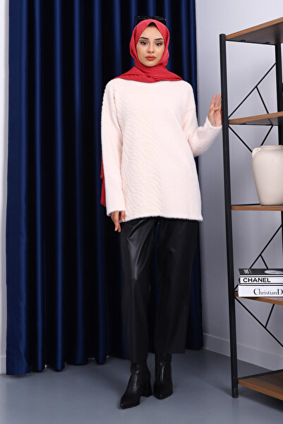 İmajButik Powder Crew Neck Beard Knitwear Sweater