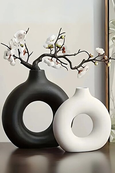 rufhomedesign 2’li İskandinav Tarzı Bohem Vazo Hediyelik Pinterest Pampas Vaz...