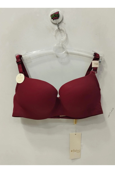 Belvü Padded Micro Jumpsuit Bra 1109-Burgundy