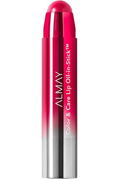 ALMAY زيت الشفاه للعناية والتلوين، لون ستيك-راسبيري راش 130، | لون شفاه مرطب مع لمعان مغذي