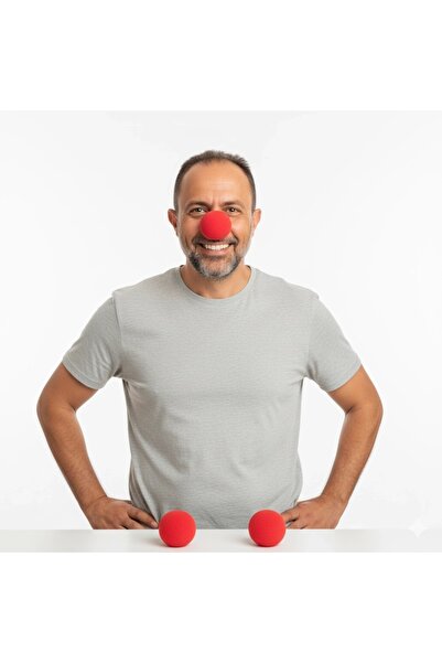 ÇERÇİCİ 2 Pieces Clown Nose Sponge Clown Nose