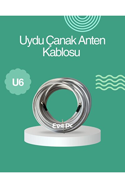 NcpLine 55 Meters 55m Rg6/U6 Tv Satellite Antenna Cable – Supports Broadcasts...