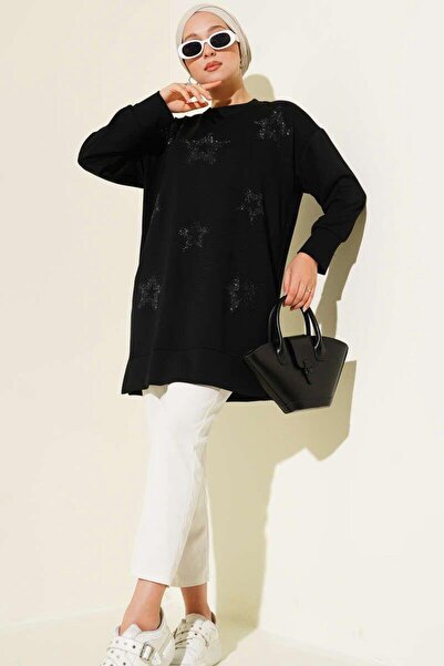 SHİROSA Stone Print Hijab Tunic