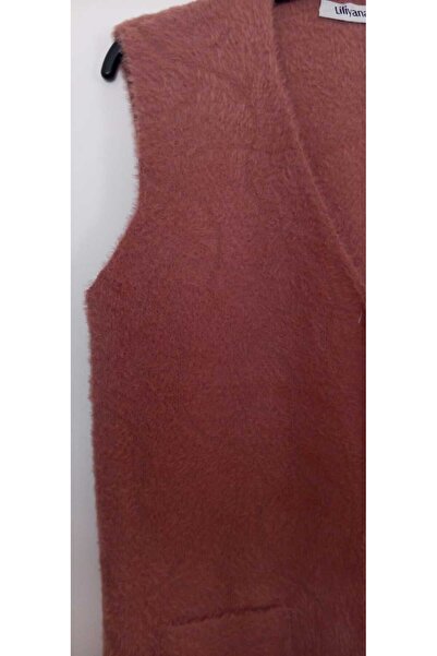 Liliyana Luxury Zigzag Pocket Sleeveless Knitwear Knitted Vest