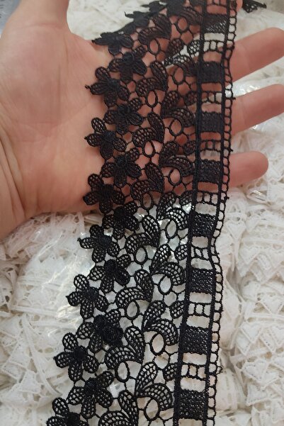 DUAYEN güpür dantel çiçek dünyası desen 1 metre