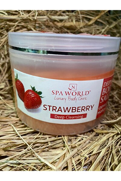 SPA WORLD Derin Deniz Vücut Çilek Tuz Peeling