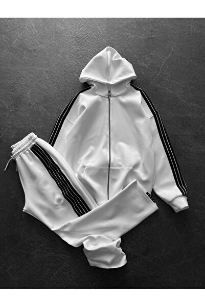 Butik Ross Striped Detail Top and Bottom Set