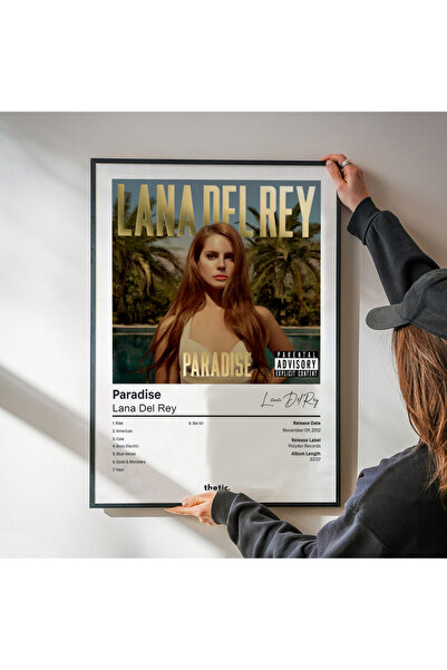 Thetic Лана Дель Рей - Альбом «Paradise» Колекція PREMIUM Spotify Постер!