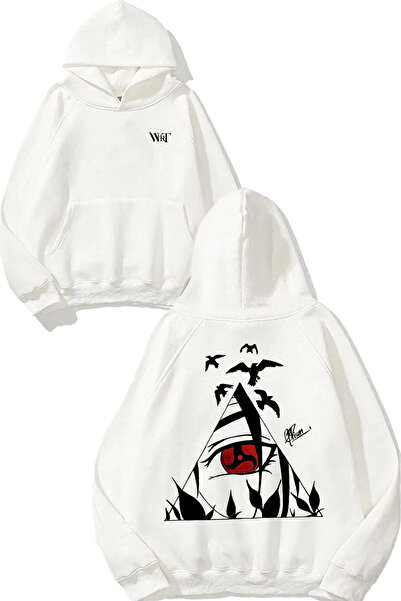 THEWERT Φούτερ με κουκούλα Uchiha Itachi Naruto 5 με στάμπα στην πλάτη