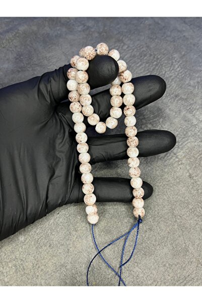 Mos Tespih Σετ με διπλόχρωμες γυάλινες χάντρες από φυσικές πέτρες (ένα σετ έχ...