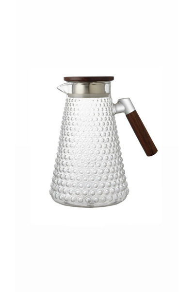 AROW Çırağan Home Zambak Akasya Kulplu Borasilikat Cam Sürahi 1.8 Lt