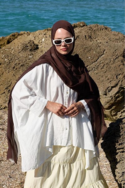 EM&FA TEKSTİL Düz Aya Luxury Shawl