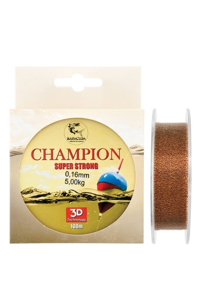 Baracuda Fir monofilament nailon 100m Champion – Puternic și durabil 0,22
