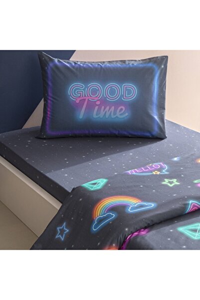 Taç Vibra Ranforce Tek Kişilik Nevresim Takımı Mor