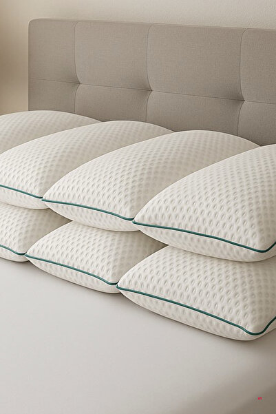 Alvero Veluna Ortopedik Gerçek Visco Yastık 40×60×15 cm – Boyun ve Omurga Destekli, Derin Uyku Konforu