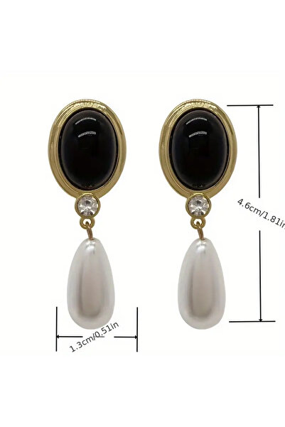 Fashionjewelery Black Flip- Bohemian Earrings