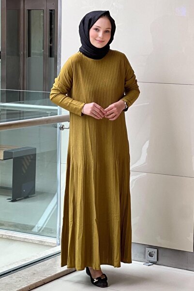 Mahal Crochet Knitwear Glitter Mercerized Dress