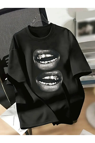 İSMTEXS Tricou unisex cu mânecă scurtă, cu decolteu în formă de O, cu imprime...