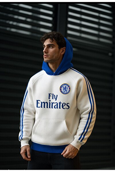 KUN SPORTSWEAR PREMİUM DESEN NOSTALJİ SWEATSHİRT OVERSİZE UNİSEX