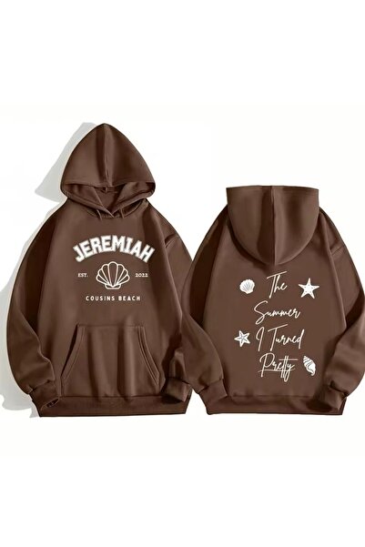 Vordevia Tim Jeremiah Prednja i Zadnja Štampano Pamuk 3 Niti O Oversize kroj ...