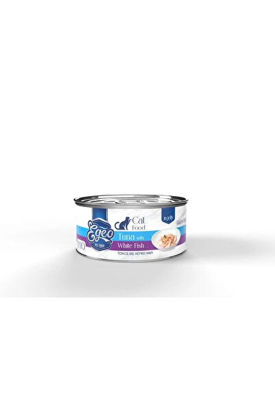 Egeo Pet Food Egeo Cat Food Tuna with White Fish in Jelly, 85g