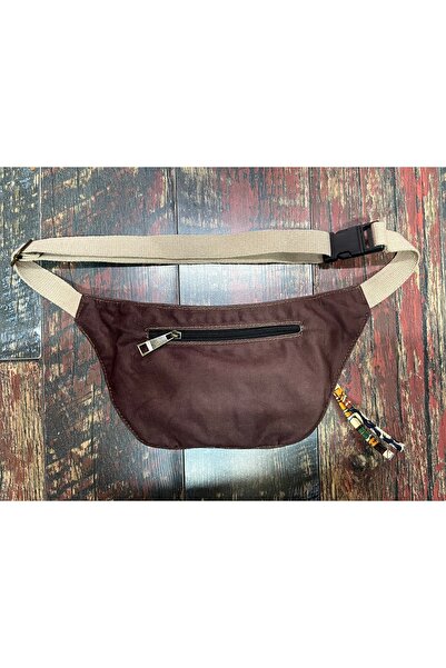 Street Bag Etnik Otantik Kedi Kitty Desenli Günlük Seyahat Bel Çantası Çok Cepli Suya Dayanıklı Su Geçirmez