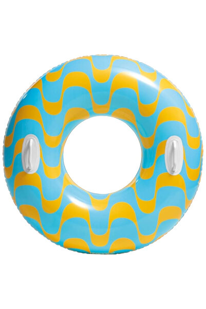 Intex عوامة بحرية مموجة الشكل بطول 91 سم مع مقبض يدوي - 59256