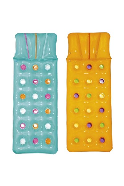 BESTWAY Deniz Yatağı Dik Yastıklı Bardaklı Yatak 188x71 Cm - 43014