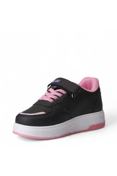 ZACOZ Labubu Baskılı Simli Kız Çocuk Spor Ayakkabısı, Sneaker (1 NUMARA BÜYÜK ALINIZ)(DAR KALIP)