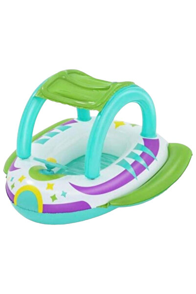 BESTWAY Gölgelikli Direksiyonlu Kornalı Bot 107x102 Cm - 34149
