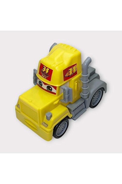 Happy Junior Friction Toy Truck - Yellow